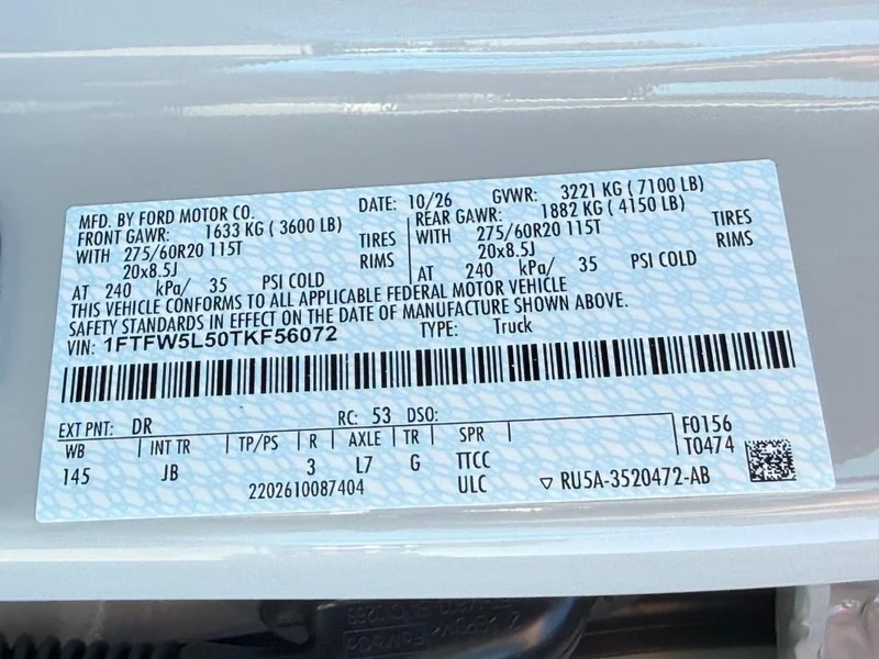 New 2026 Avalanche Ford LARIAT 4WD SuperCrew 5.5