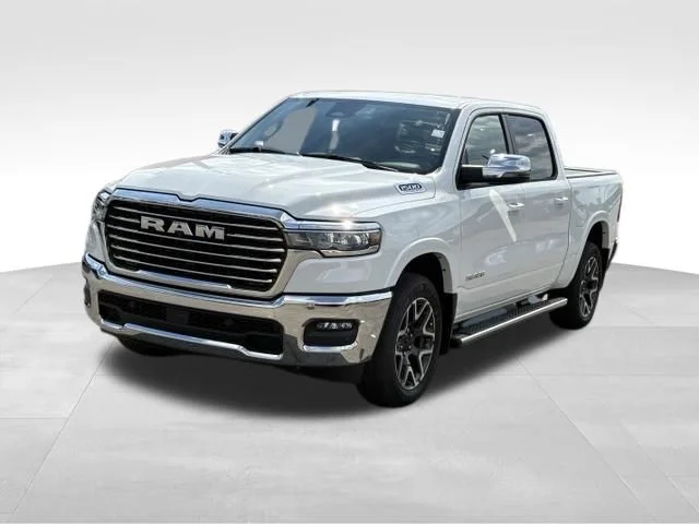 New 2026 Bright White Clear-Coat Exterior Paint RAM Laramie image 5