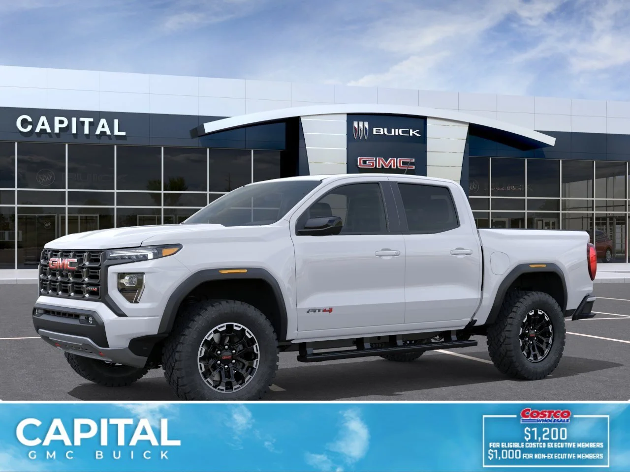 New 2026 Summit White GMC 4WD AT4 image 3
