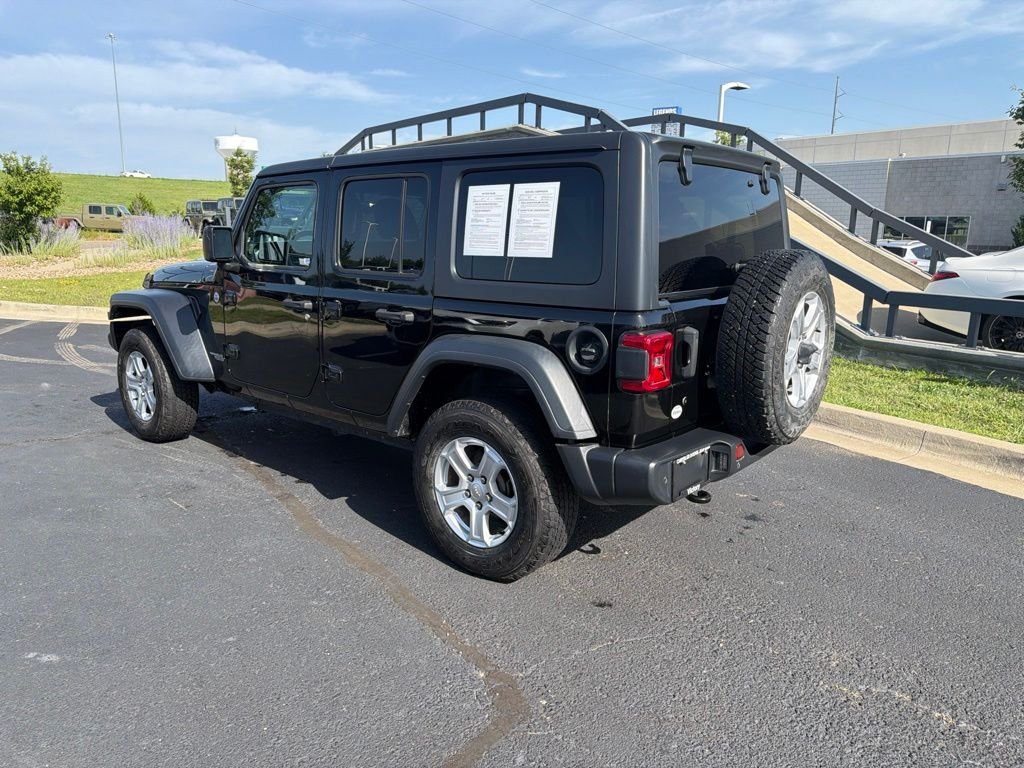 Used 2020 Black Jeep Unlimited Sport S image 5