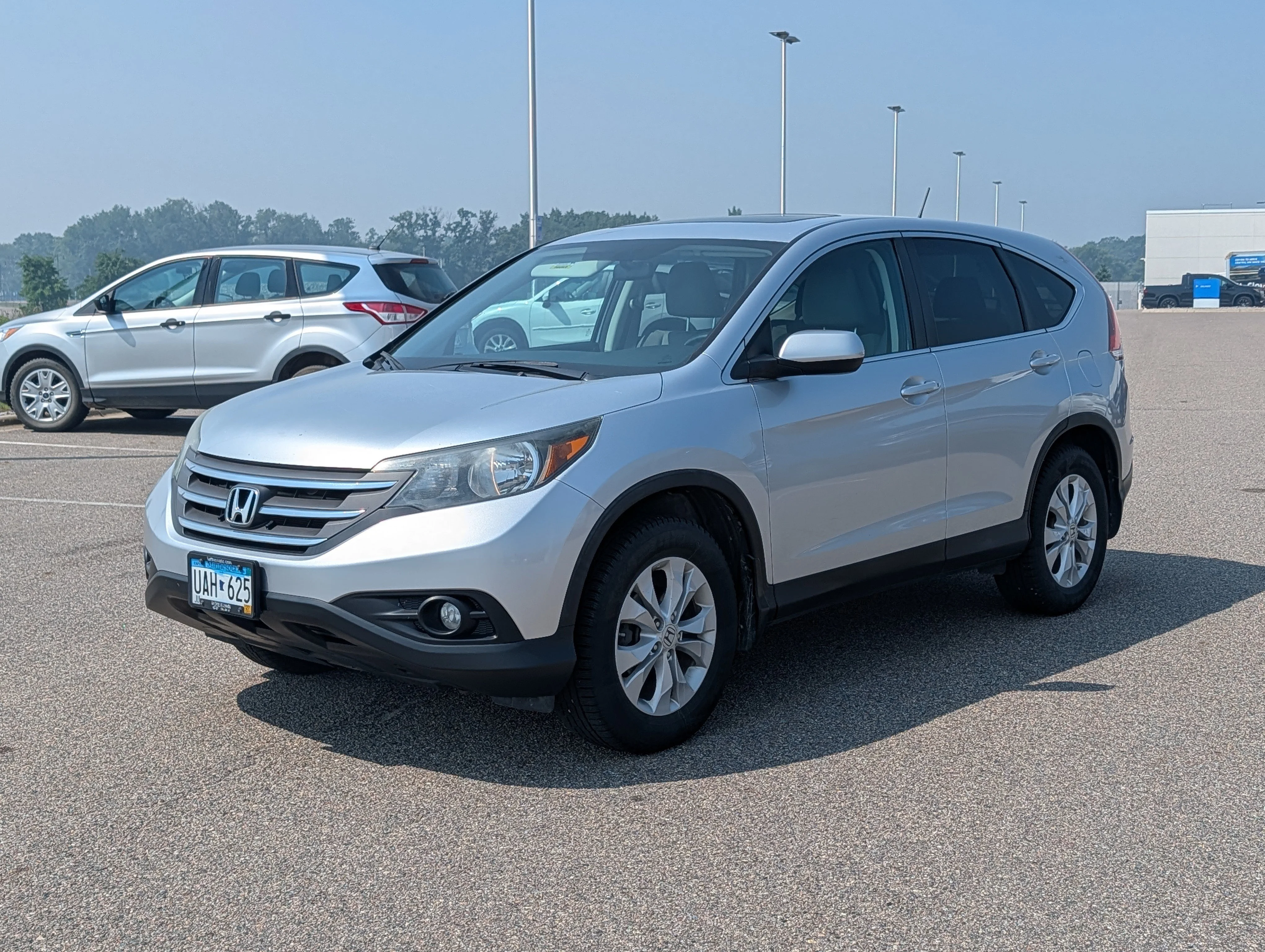 Used 2013 Alabaster Silver Metallic Honda EX image 2