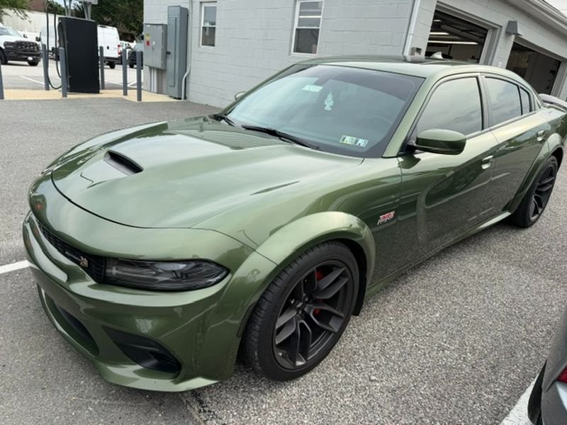 Used 2020 F8 Green Dodge Scat Pack Widebody image 2