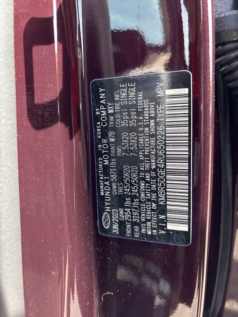 Certified Used 2024 Red Hyundai Limited image 11