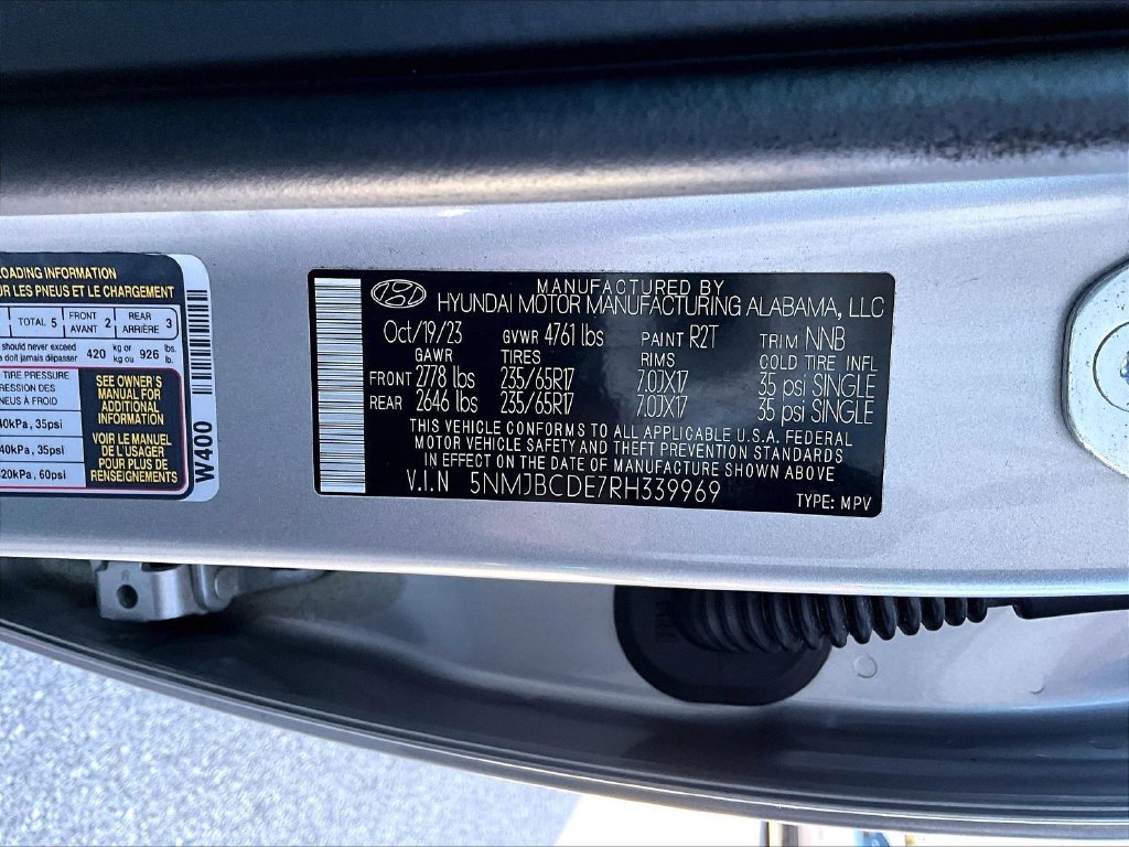 Used 2024 Shimmering Silver Hyundai SEL image 33