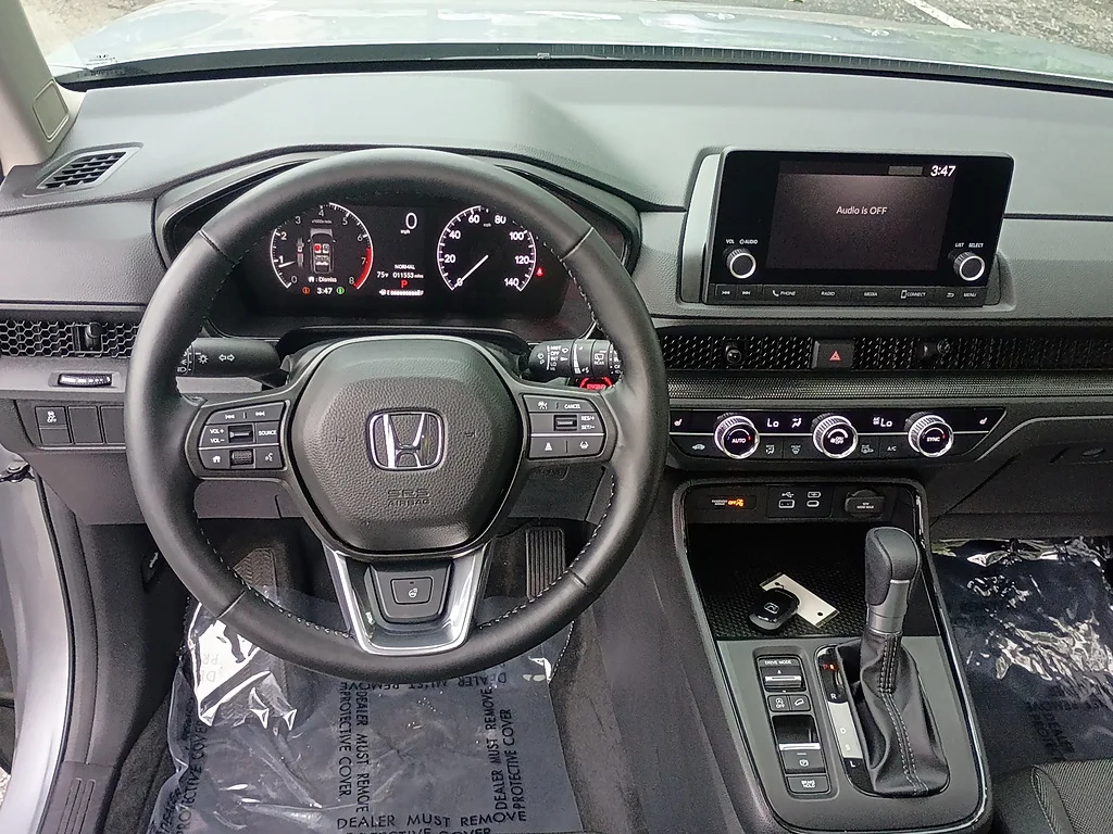 Certified Used 2025 Solar Silver Metallic Honda EX image 12