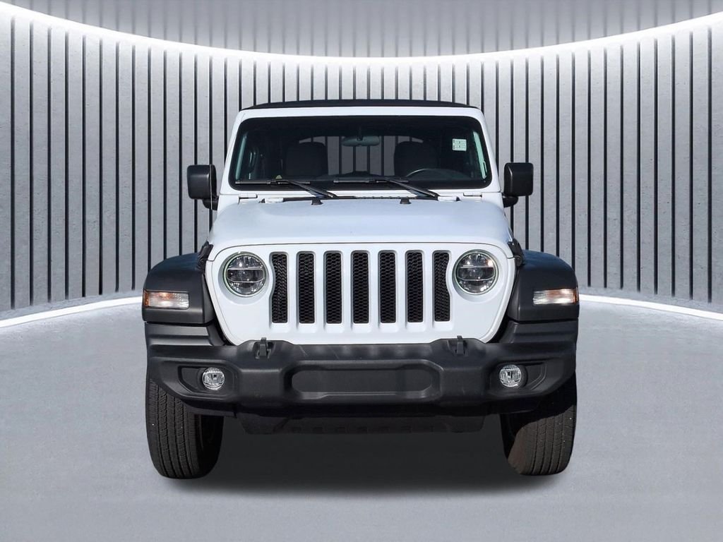 Used 2021 Bright White Clearcoat Jeep Unlimited Sport S image 10