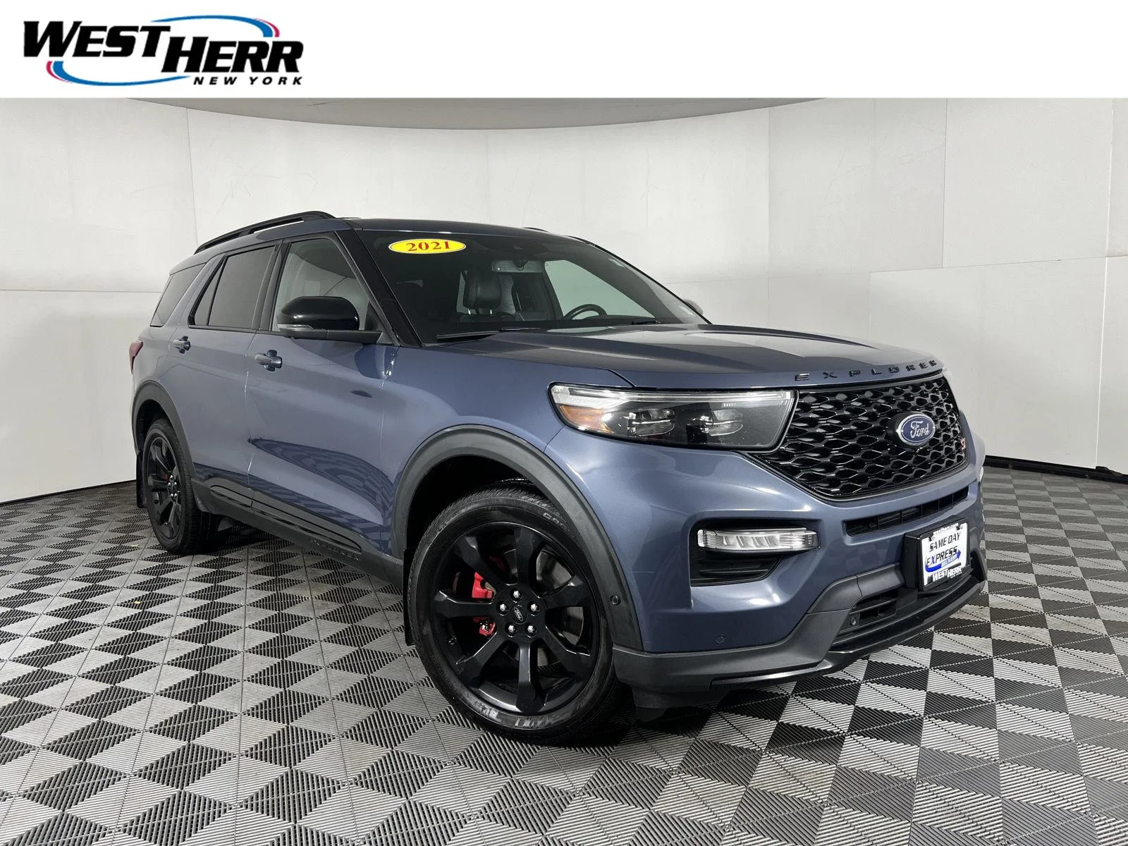 Used 2021 Blue Metallic Ford ST image 1