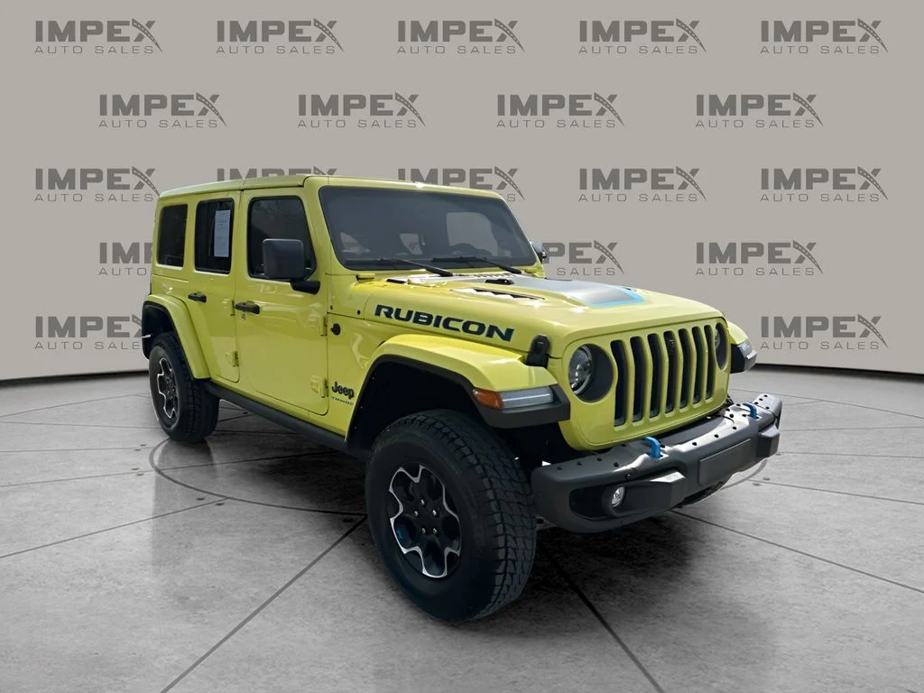 Used 2023 Yellow Jeep Rubicon 4xe image 7
