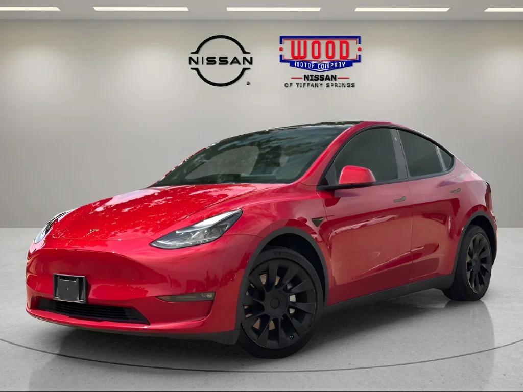 Used 2023 Red Multi-Coat Tesla Long Range image 4