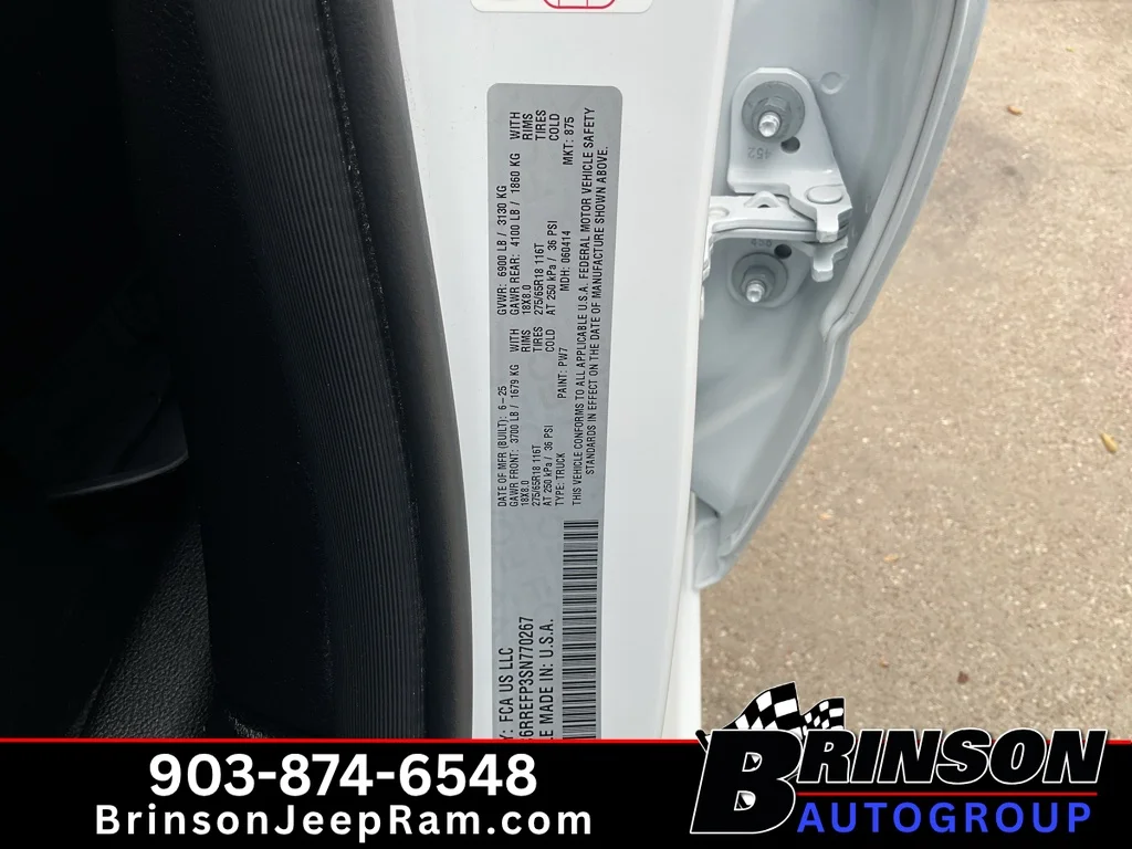 Used 2025 Bright White Clearcoat Ram Big Horn image 30