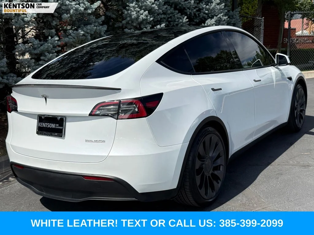 Used 2023 White Tesla Performance image 8