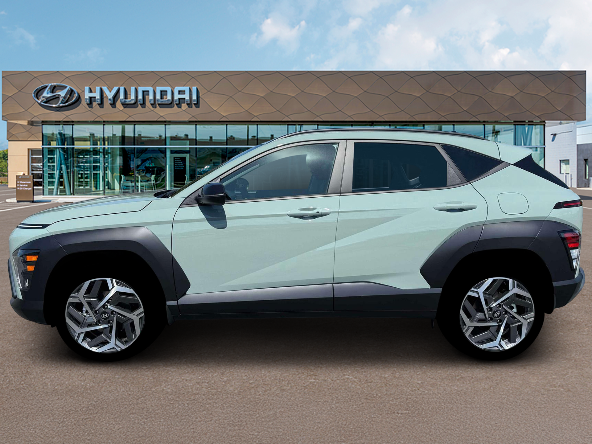 New 2026 Green Hyundai SEL Premium AWD image 3