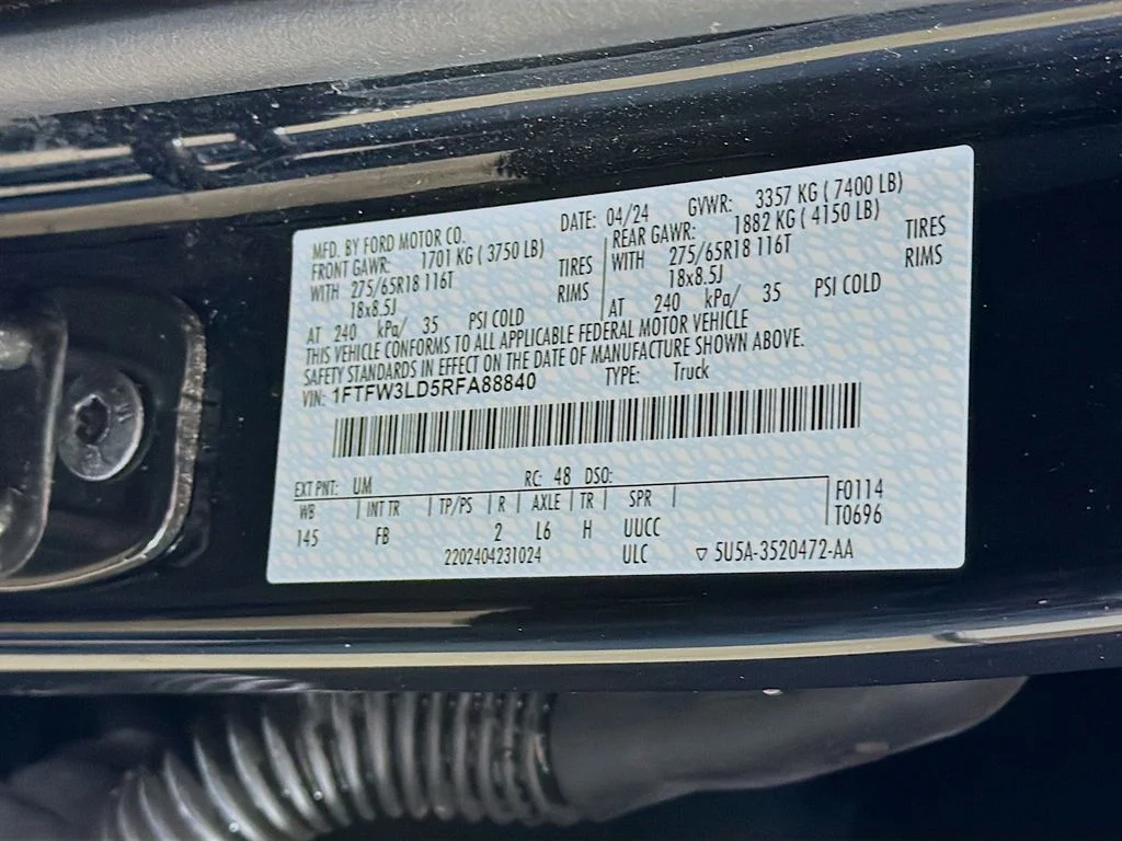 Certified Used 2024 Agate Black Metallic Ford XLT image 39