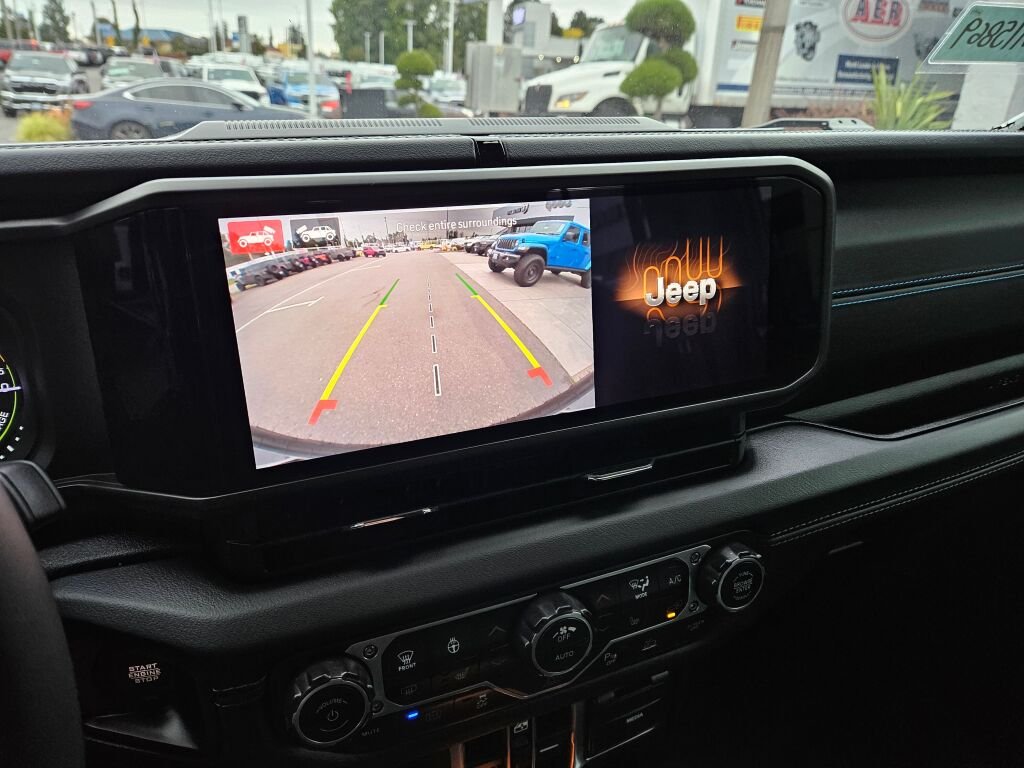 Used 2024 Black Clear Coat Jeep High Altitude 4xe image 28