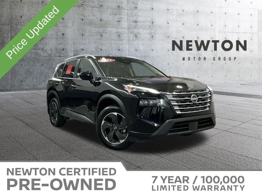 Certified Used 2024 Super Black Nissan SV image 1