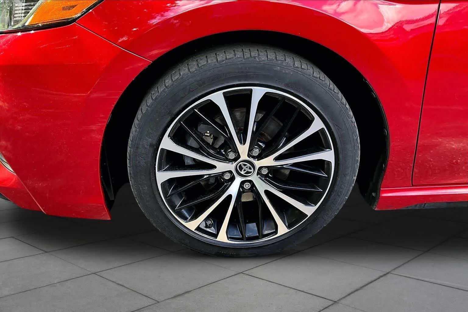 Certified Used 2019 Supersonic Red Toyota SE image 21