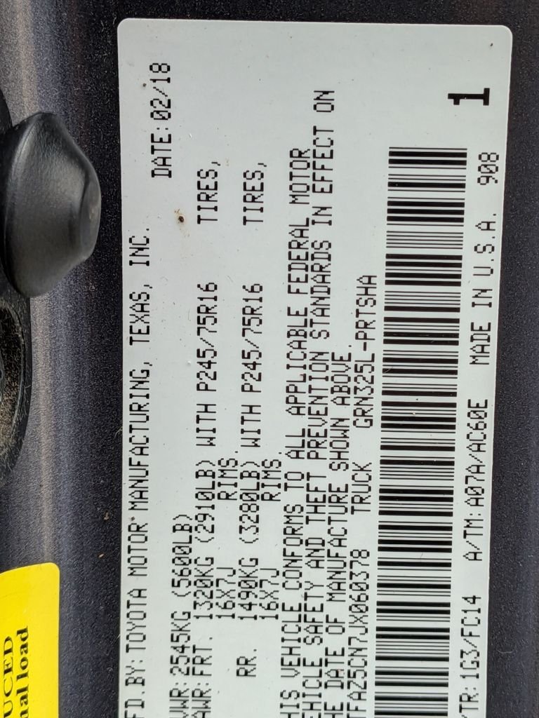 Used 2018 Gray Toyota SR5 image 26