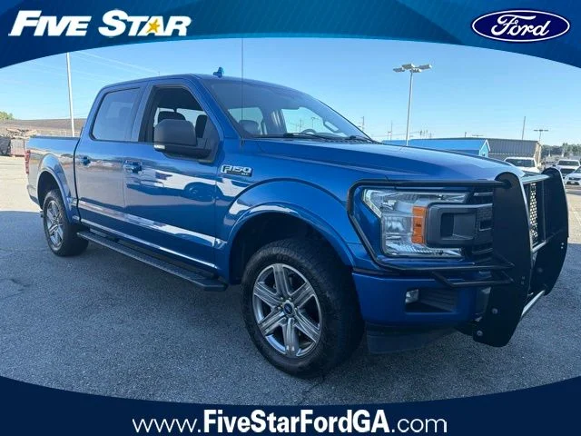 Used 2018 Lightning Blue Ford XLT image 1