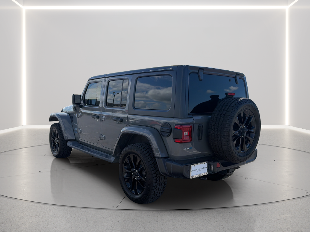 Used 2021 Gray Clearcoat Jeep Unlimited Sahara 4xe image 5