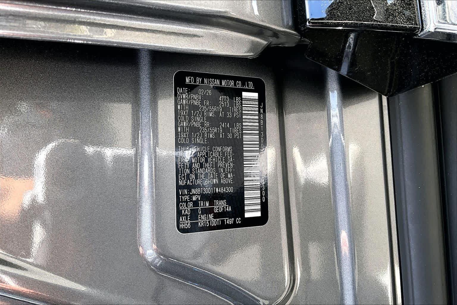 New 2026 Gun Metallic Nissan Platinum image 22