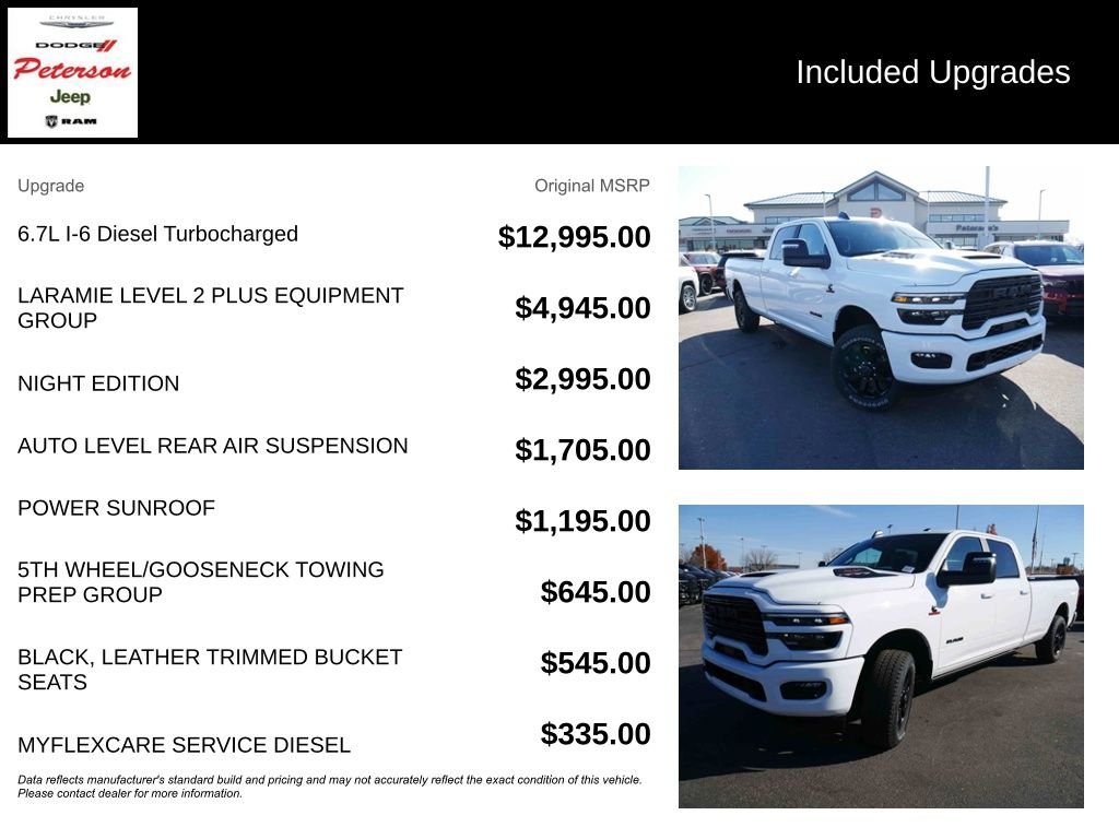 New 2026 Bright White Clear-Coat Exterior Paint RAM LARAMIE image 13