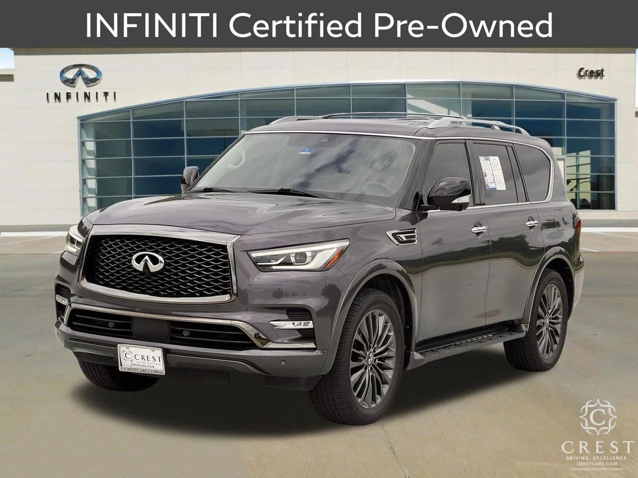Certified Used 2023 Anthracite Gray INFINITI PREMIUM SELECT image 7