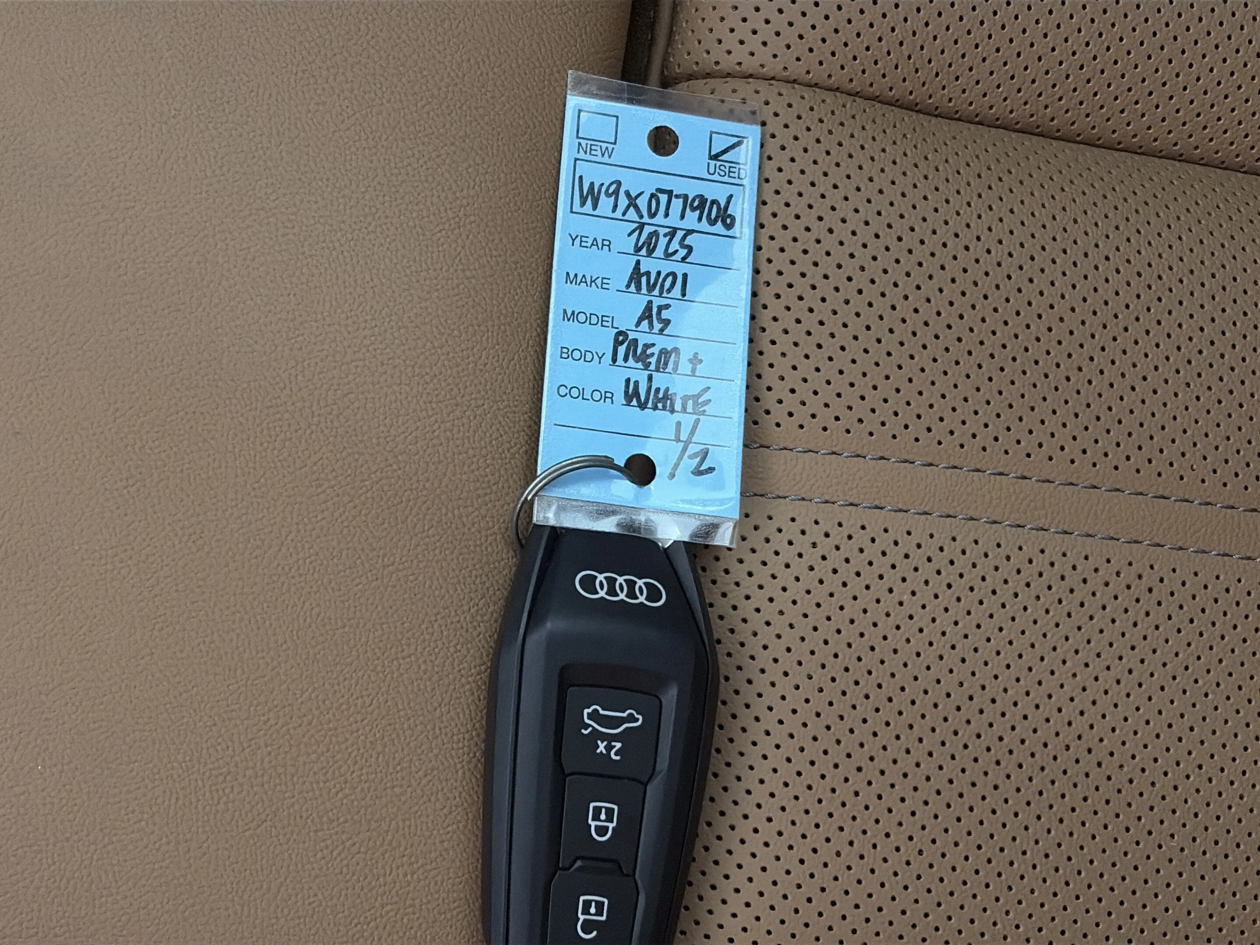 Used 2025 Glacier White Metallic Audi Premium Plus image 40