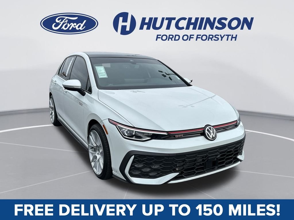 Opal White Pearl Effect 2025 Volkswagen Golf GTI SE FWD Hatchback Front-Wheel Drive