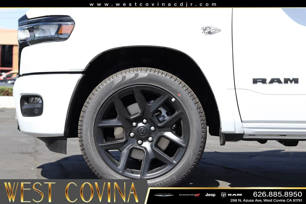 New 2026 Bright White Clear-Coat Exterior Paint RAM Laramie image 10