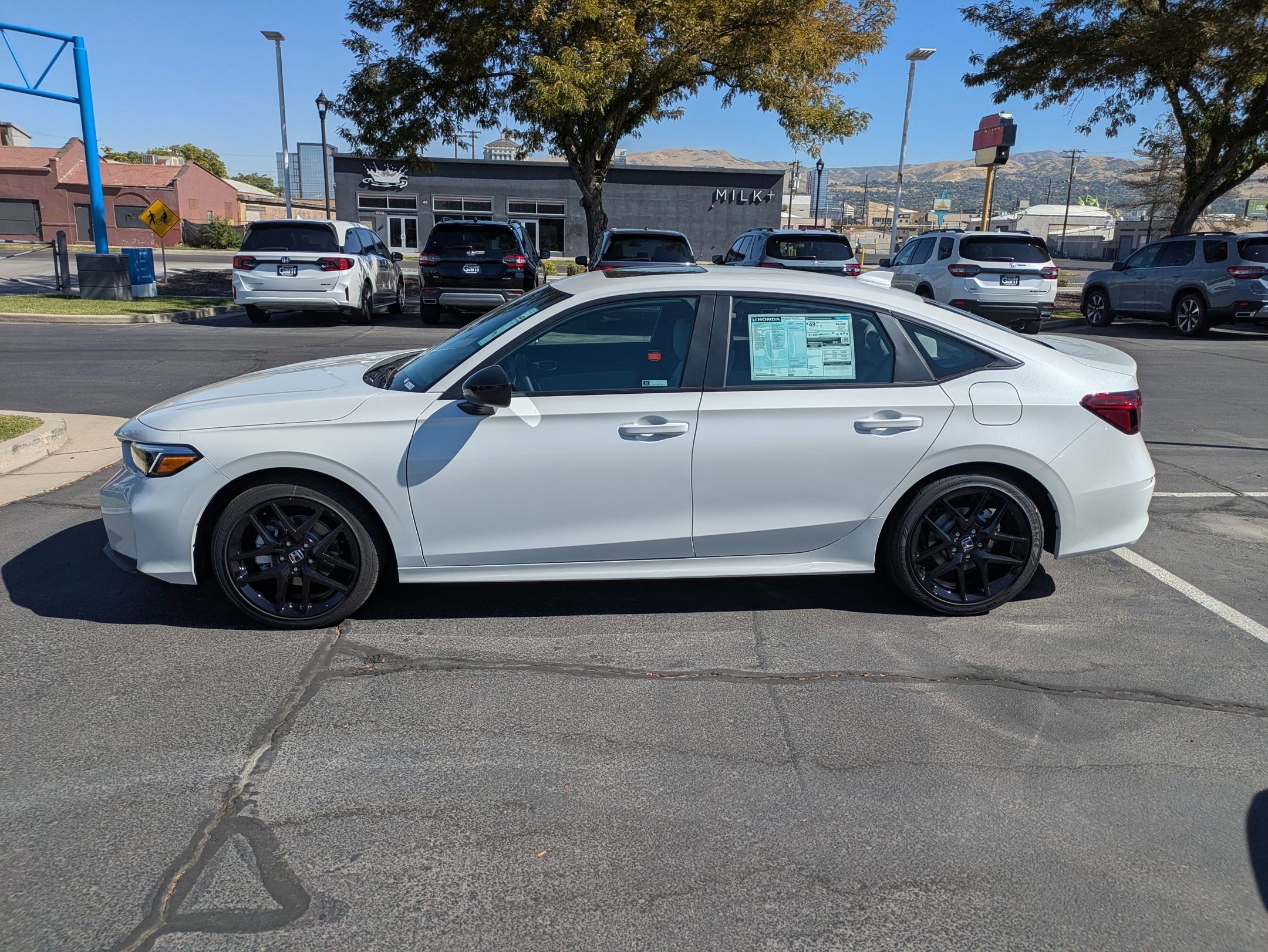 New 2026 Platinum White Pearl Honda Sport image 7