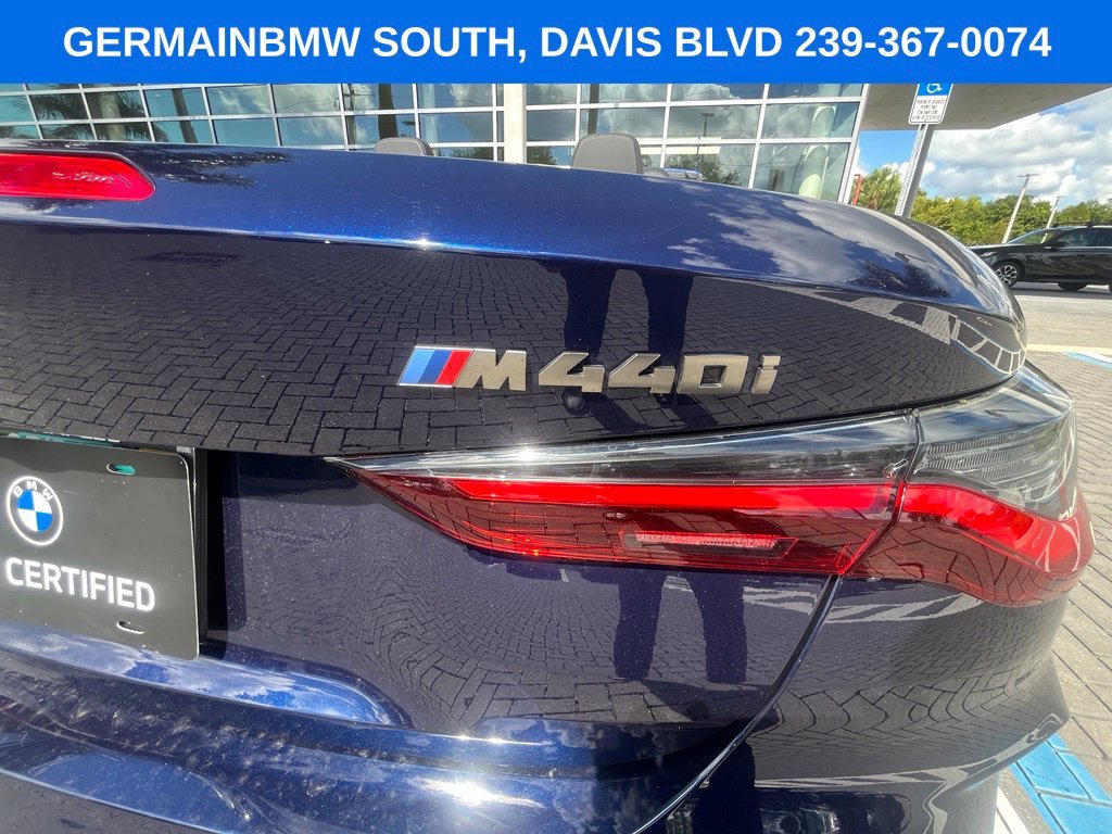 Certified Used 2023 Tanzanite Blue II Metallic BMW M440i image 17
