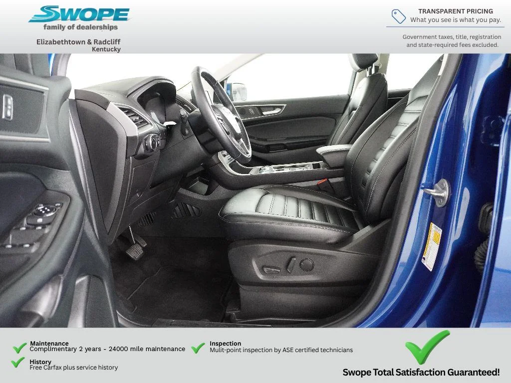 Certified Used 2023 Atlas Blue Ford SEL image 18