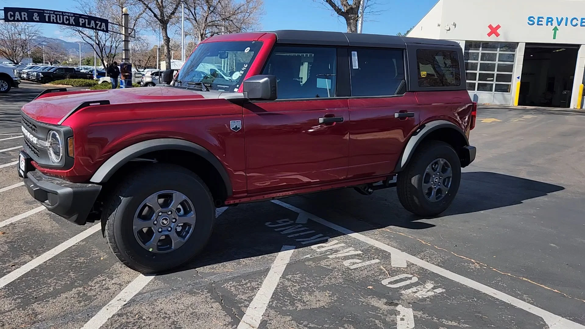 New 2025 Ruby Red Metallic Tinted Clearcoat Ford Big Bend image 3