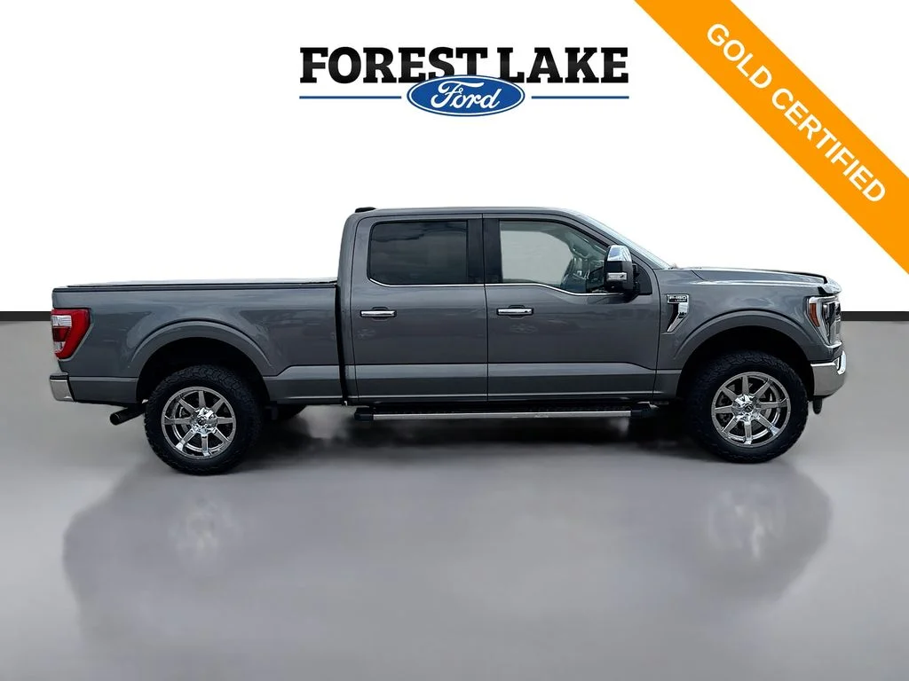 Used 2021 Gray Metallic Ford Lariat image 8