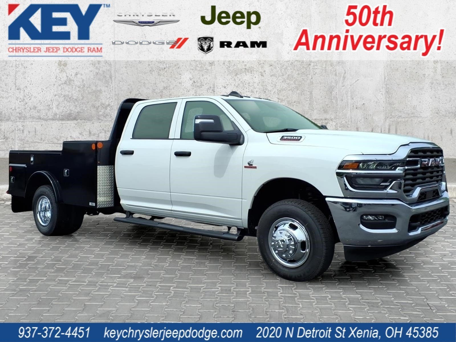 New 2026 Bright White Clear-Coat Exterior Paint RAM Tradesman/Big Horn image 1