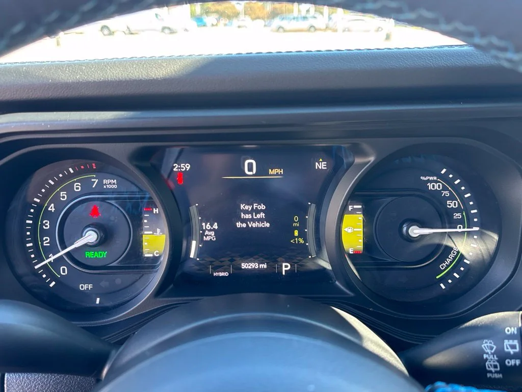 Used 2024 Silver Jeep Rubicon 4xe image 11