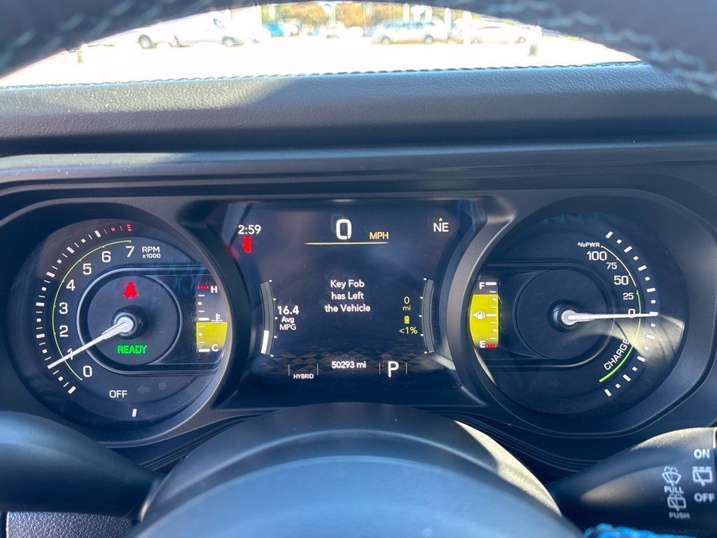 Used 2024 Silver Jeep Rubicon 4xe image 12
