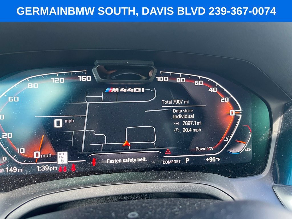 Certified Used 2023 Tanzanite Blue II Metallic BMW M440i image 18