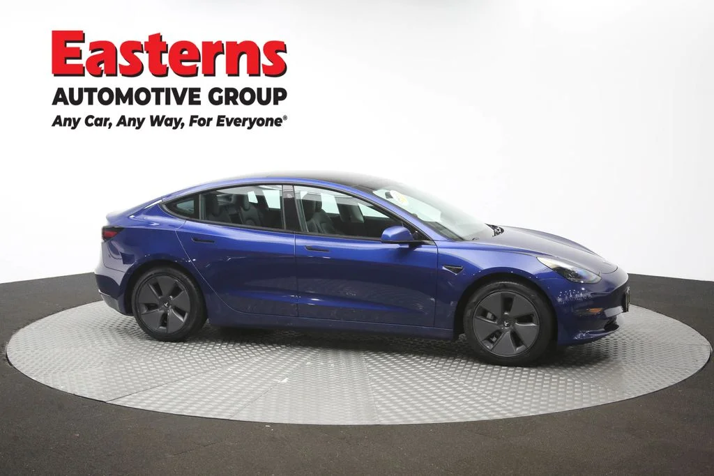 Used 2021 Blue Tesla Standard Range Plus image 41