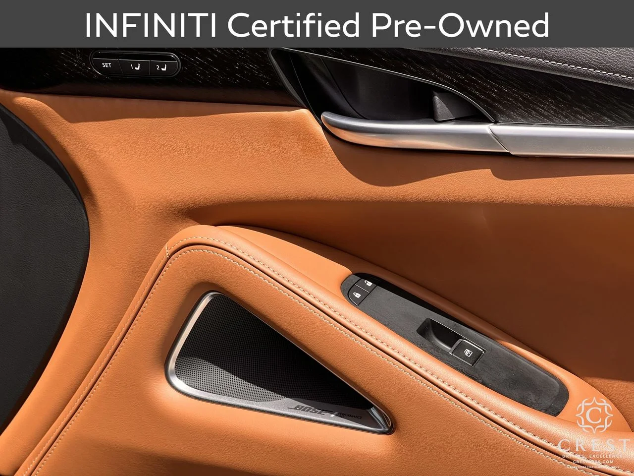 Certified Used 2025 Moonbow Blue Black Obsidian INFINITI AUTOGRAPH image 30