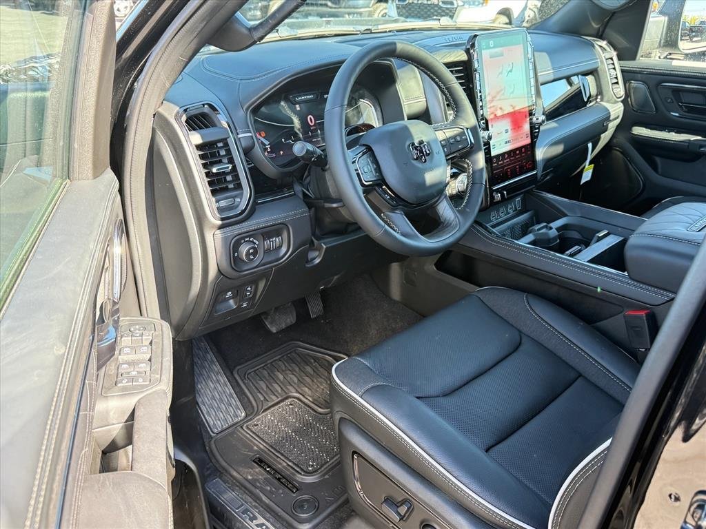 New 2026 Diamond Black Crystal Pearl-Coat Exterior Paint RAM Limited Crew Cab 4x4 5