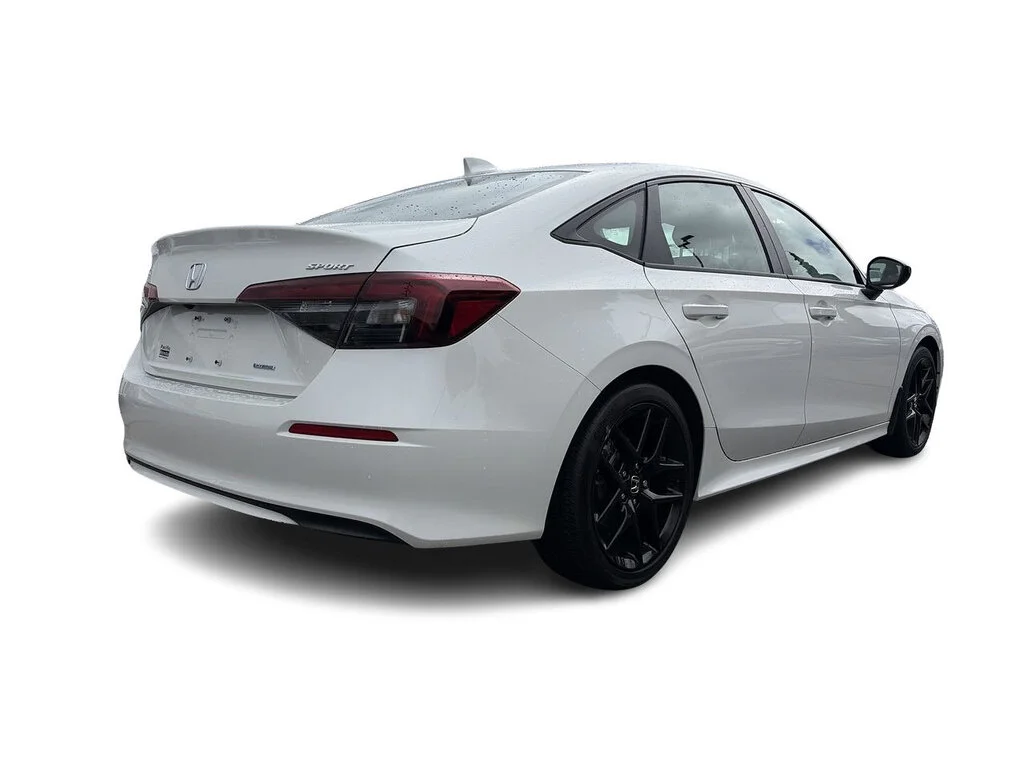 Certified Used 2025 Platinum White Pearl Honda Honda Civic Hybrid Sport eCVT Sedan Certified Pre- image 14