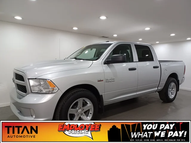 2017 Ram 1500 Express 4x4*Bright Silver Metallic | 5.7L HEMI | 6 Pass | Remote Start | Htd Mirrors | Tow Pkg