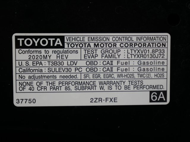 Certified Used 2020 Blueprint Toyota Hybrid LE image 30