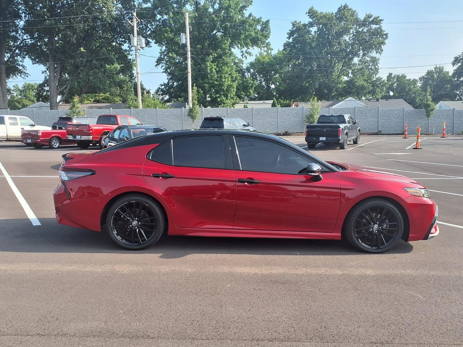 Certified Used 2024 Red Toyota XSE V6 image 2