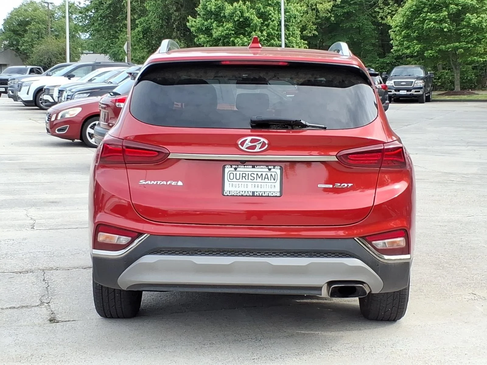 Used 2020 Lava Orange Hyundai Limited image 8