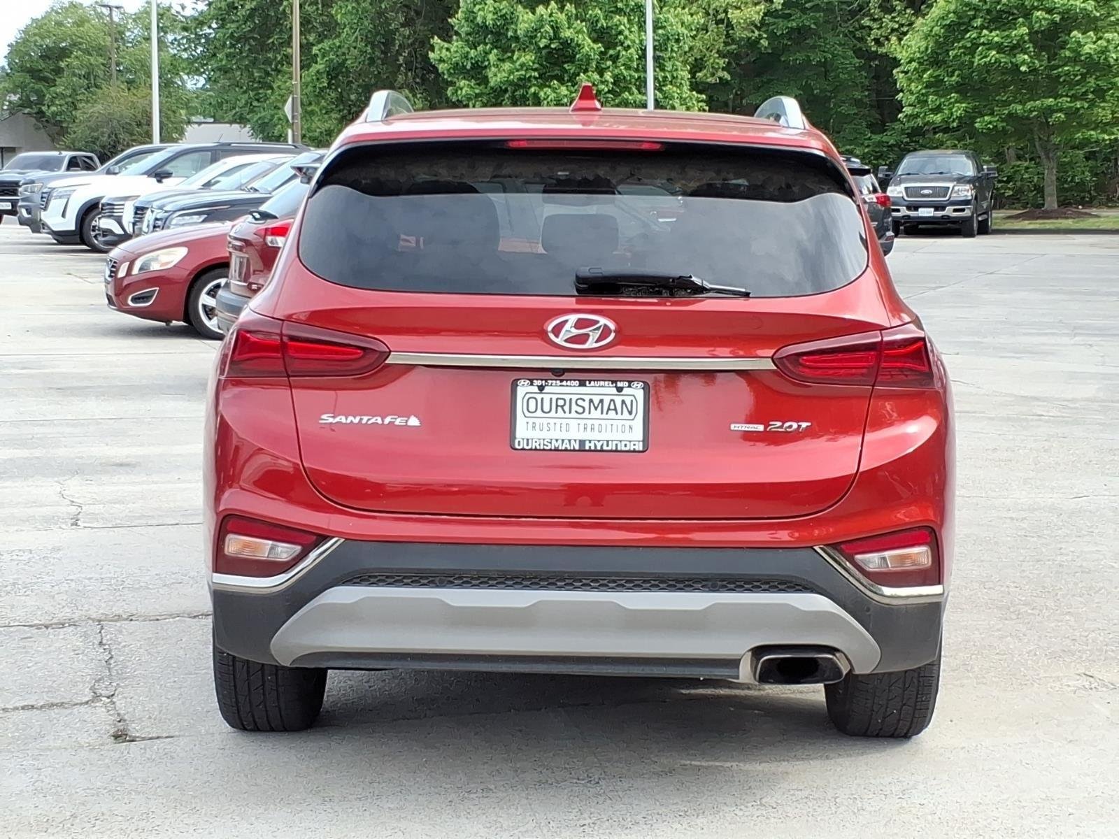 Used 2020 Lava Orange Hyundai Limited image 8
