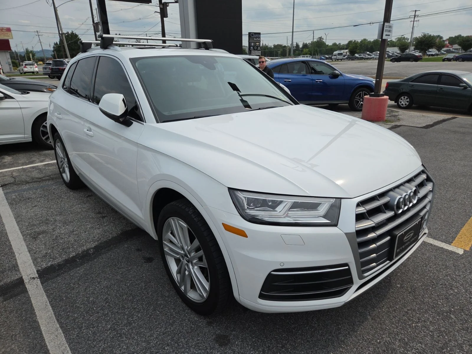 Used 2020 White Audi 45 Premium Plus image 3