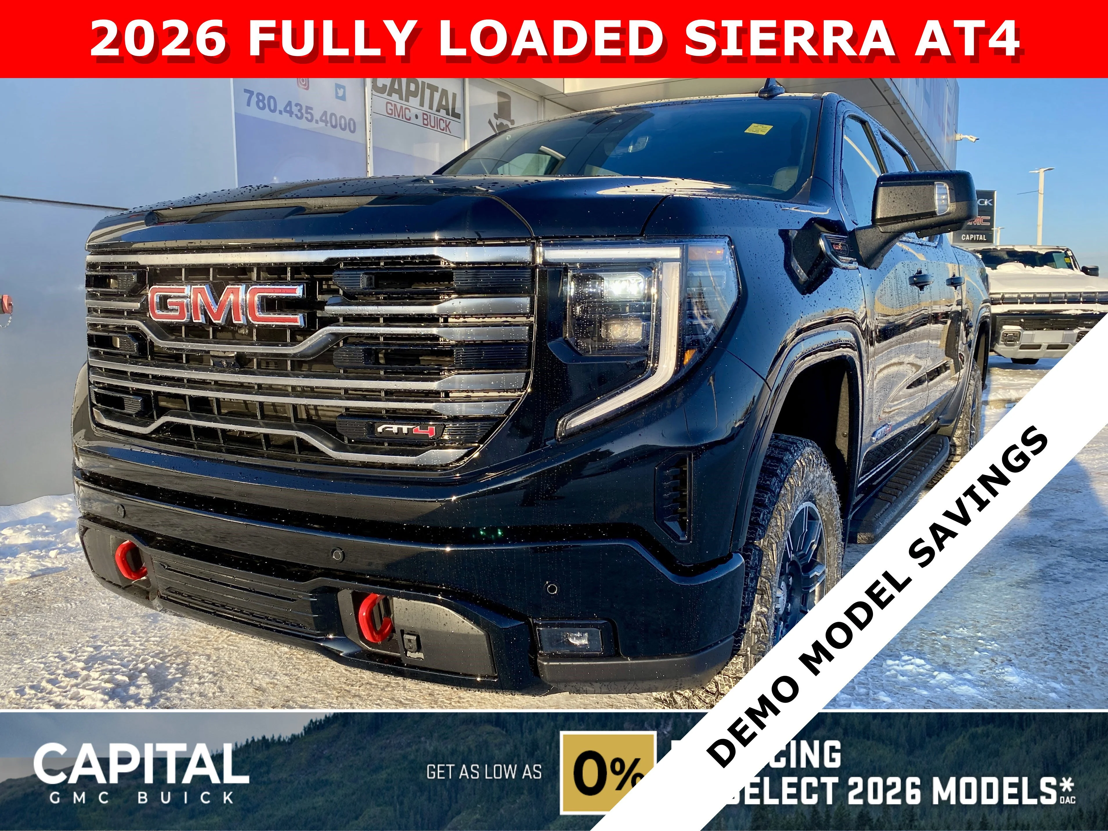 New 2026 ONYX BLACK GMC AT4 image 1