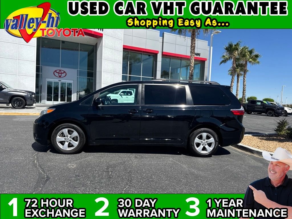 Used 2017 Black Toyota LE image 1